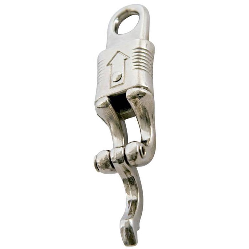 1/2\" Nickel Fixed Eye Panic Snap