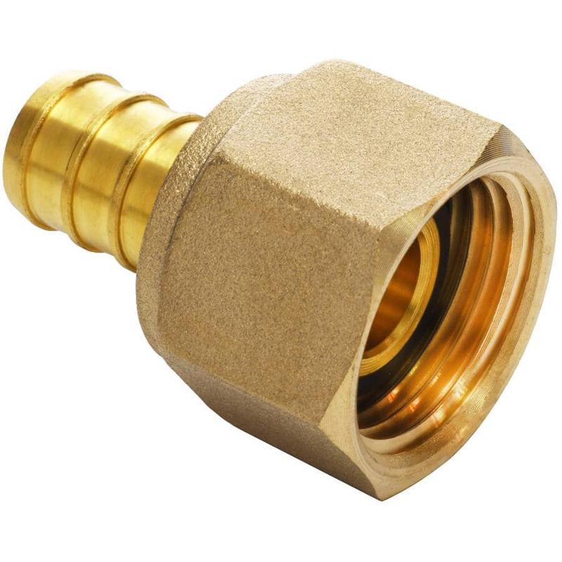 1/2\" PEX x 1/2\" FPT Swivel Brass Adapter