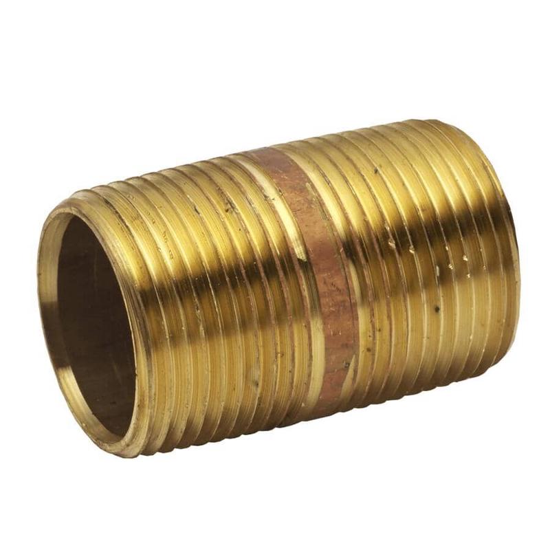 1/2\" x 1-1/2\" Brass Nipple