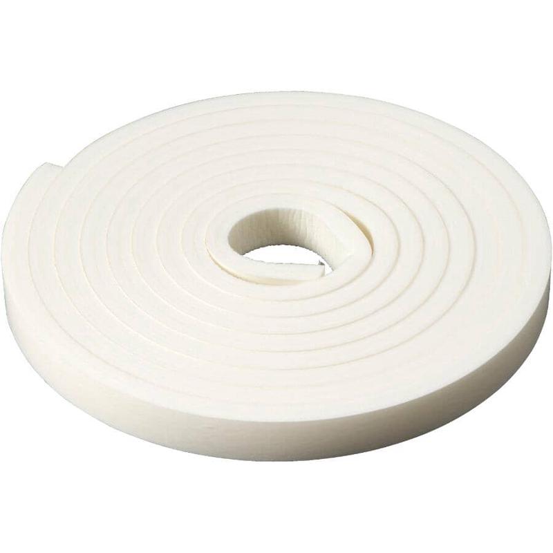1/2\" x 1\" x 15\' White Closed Cell Foam Weatherstripping Tape