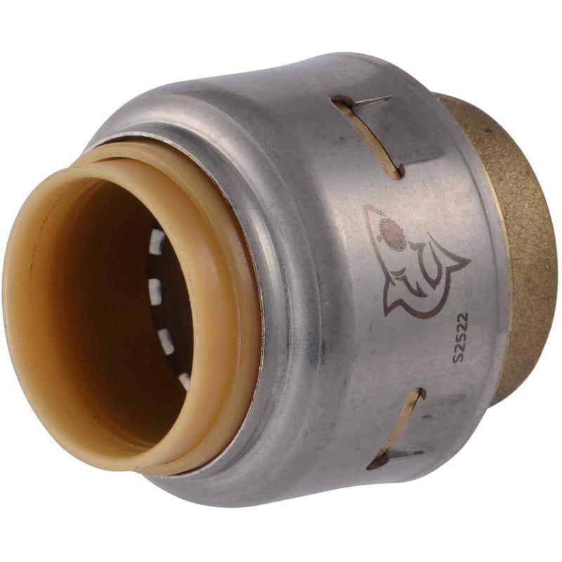 1/2\" Push Fit Brass End Cap