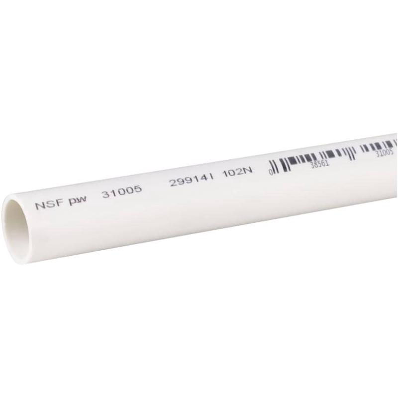 1/2\" x 10\' PVC Pressure Pipe