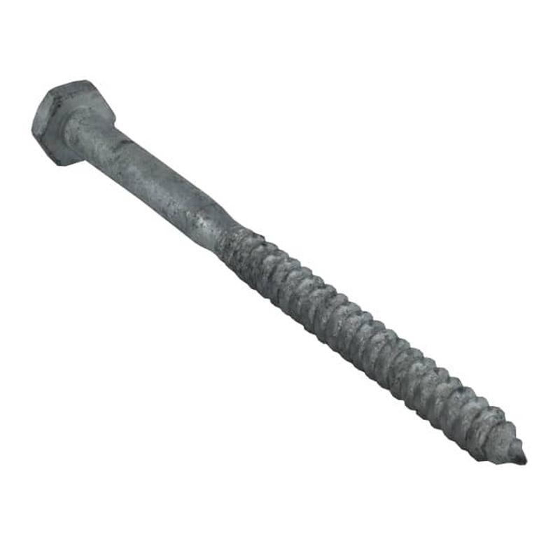 1/4\" x 4\" Galvanized Hex Lag Screw