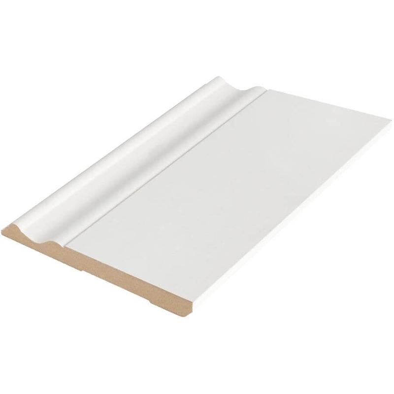 1/2\" x 5-1/4\" Primed Medium Density Fibreboard Colonial Baseboard Moulding, by Linear Foot