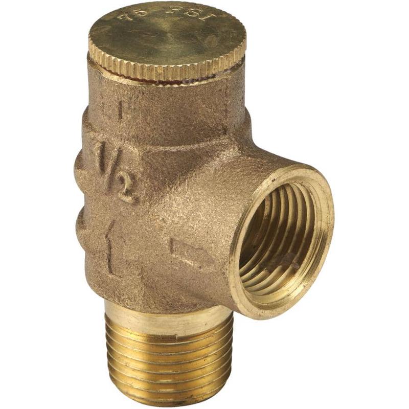1/2\'\' 75PSI Pressure Relief Valve