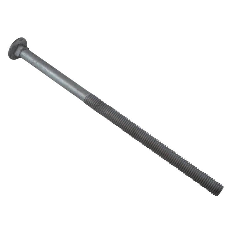 1/2\" x 10\" Galvanized Coarse Carriage Bolt