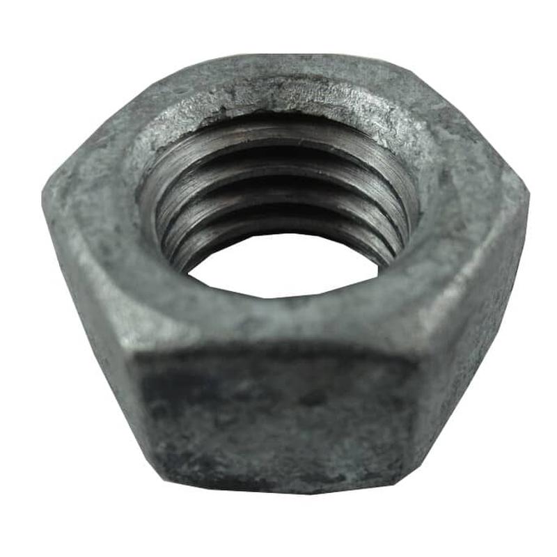 1/2\"-13 #2 Galvanized Coarse Hex Nut