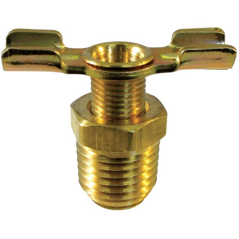 1/4\" Brass Drain Cock