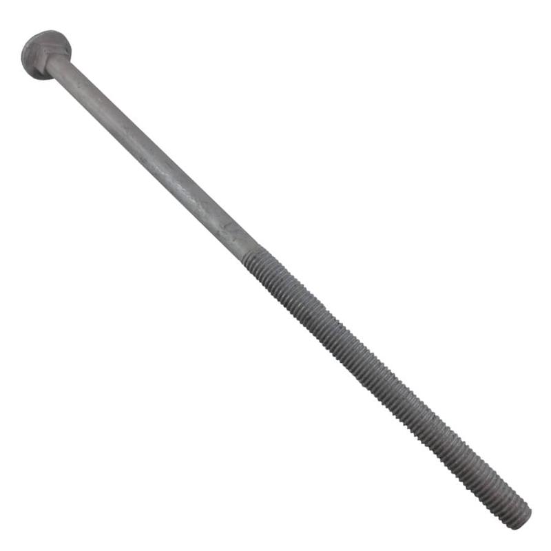 1/2\" x 12\" Galvanized Coarse Carriage Bolt