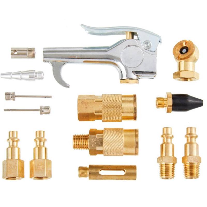 1/4 Female National Pipe Thread Blow Gun Kit - 14 Piece