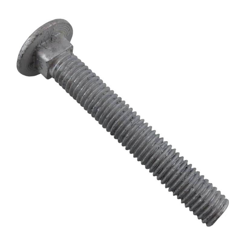 1/2\" x 3-1/2\" Galvanized Coarse Carriage Bolt