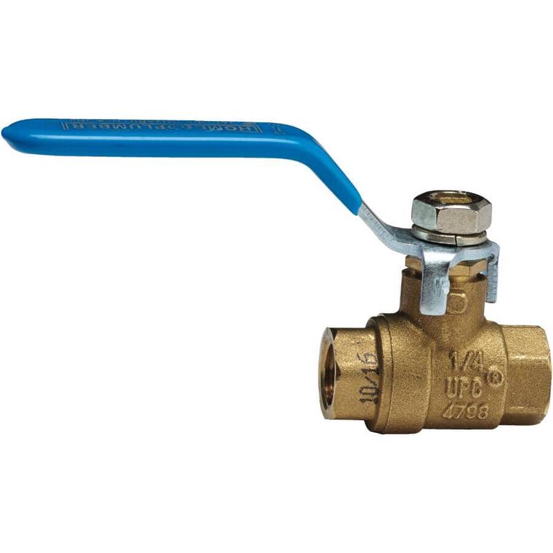 1/4\" IPS Brass Ball Valve