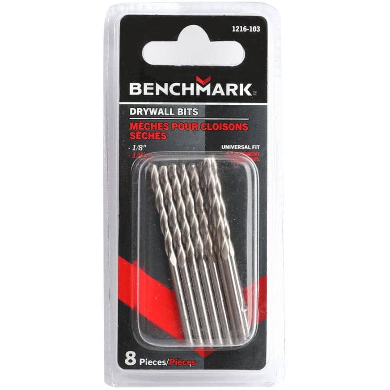 1/8\" Drywall Bits - 8 Pack