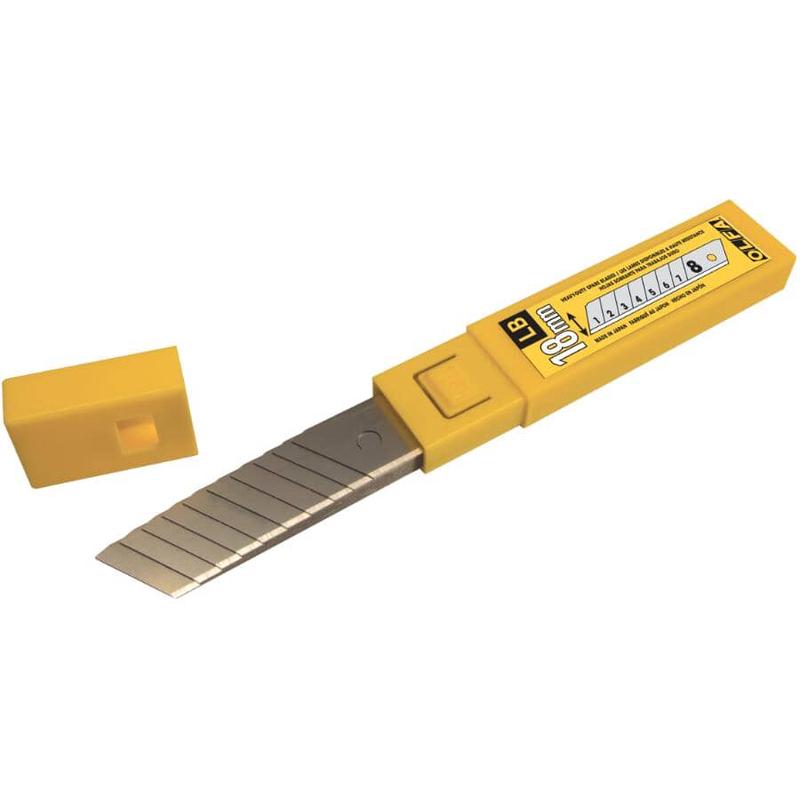 10 Pack 18mm Heavy Duty Snapoff Utility Blades