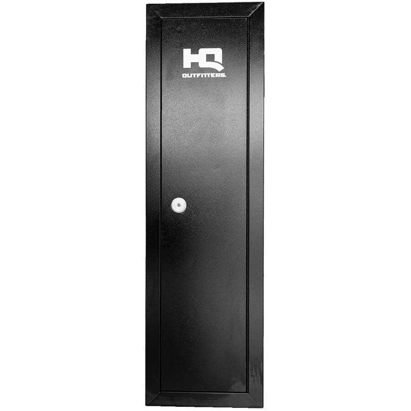 10 Gun Security Cabinet - Black Steel