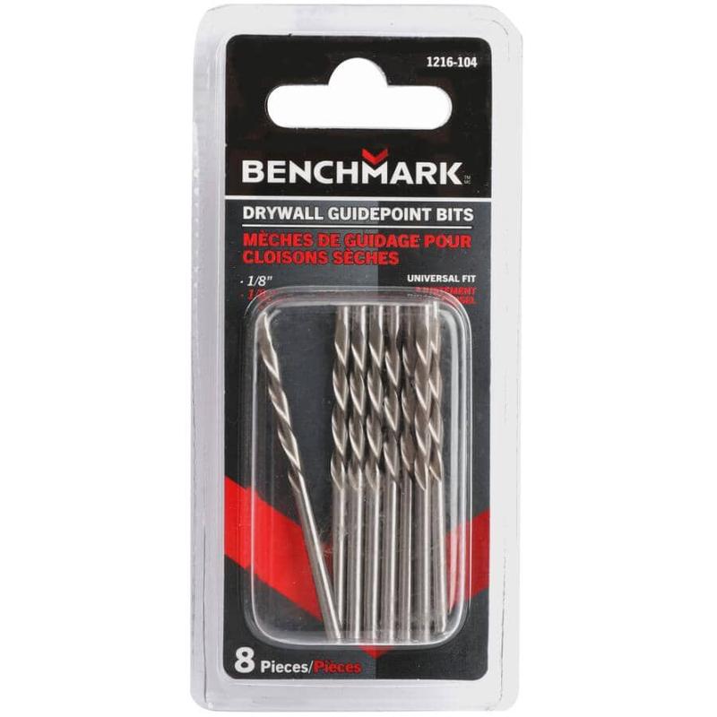 1/8\" Guidepoint Drywall Bits - 8 Pack