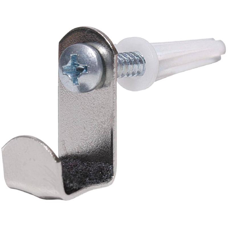 1/4\" Metal Mirror Clips - 4 Pack