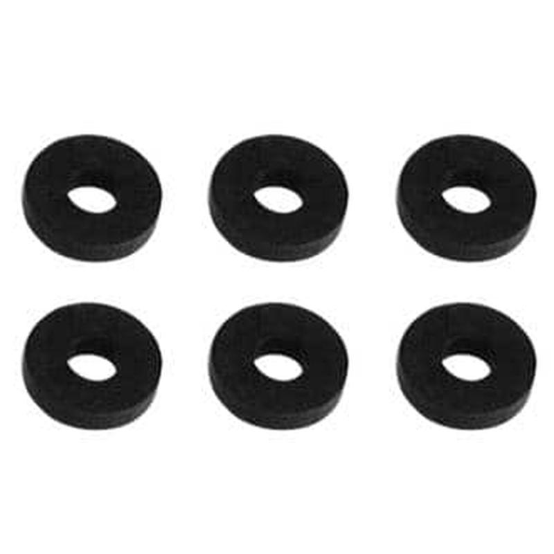 1/4\" Medium Flat Faucet Washers - 6 Pack