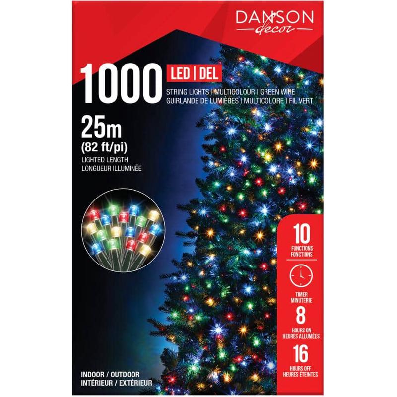 10 Function Rice Light Set - Multi-Colour, 1000 LEDs