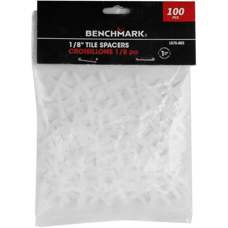 1/8\" Cross Tile Spacers - 100 Pack