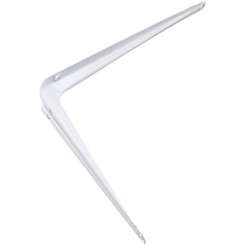 10\" x 12\" White Shelf Bracket