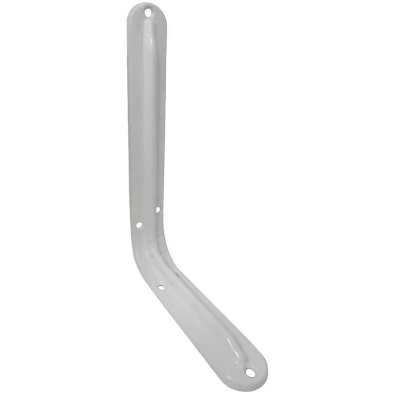 10\" x 6.5\" Heavy Duty Shelf Bracket - White
