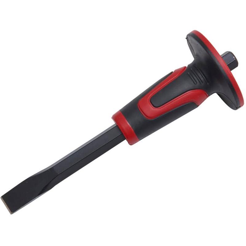 10\" Steel Cold Brick Chisel, with Grip