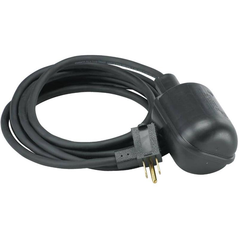 10\' Pump Float Switch with Piggy-Back Plug